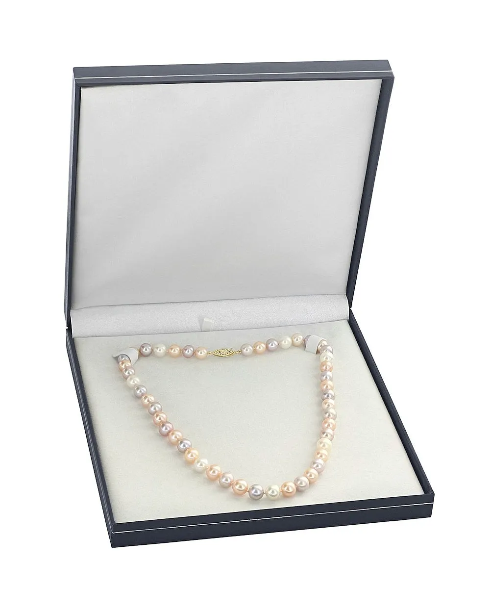 10.5-11.5mm Freshwater Multicolor Pearl Necklace - AAAA Quality