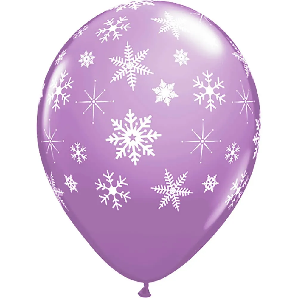 11 inch SNOWFLAKES-A-ROUND - SPRING LILAC (6 PK)