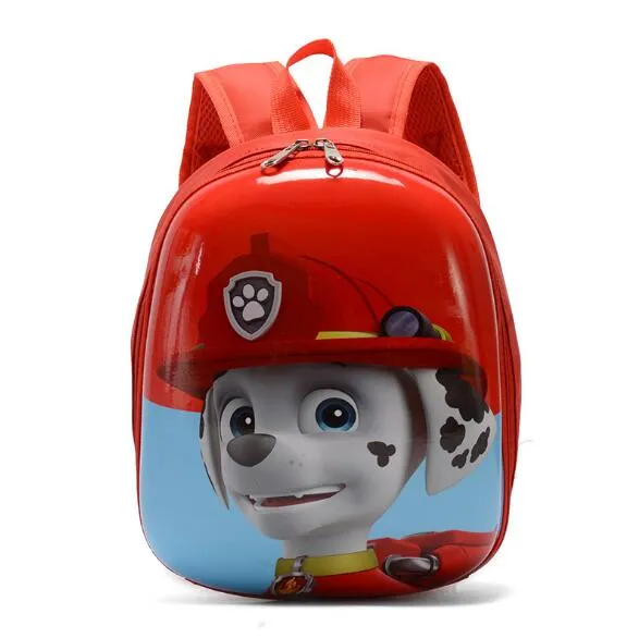 3D Kids Puppy Cartoon School Backpack