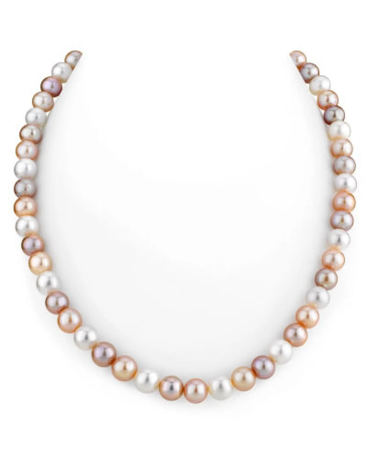 7.0-7.5mm Freshwater Multicolor Pearl Necklace - AAAA Quality