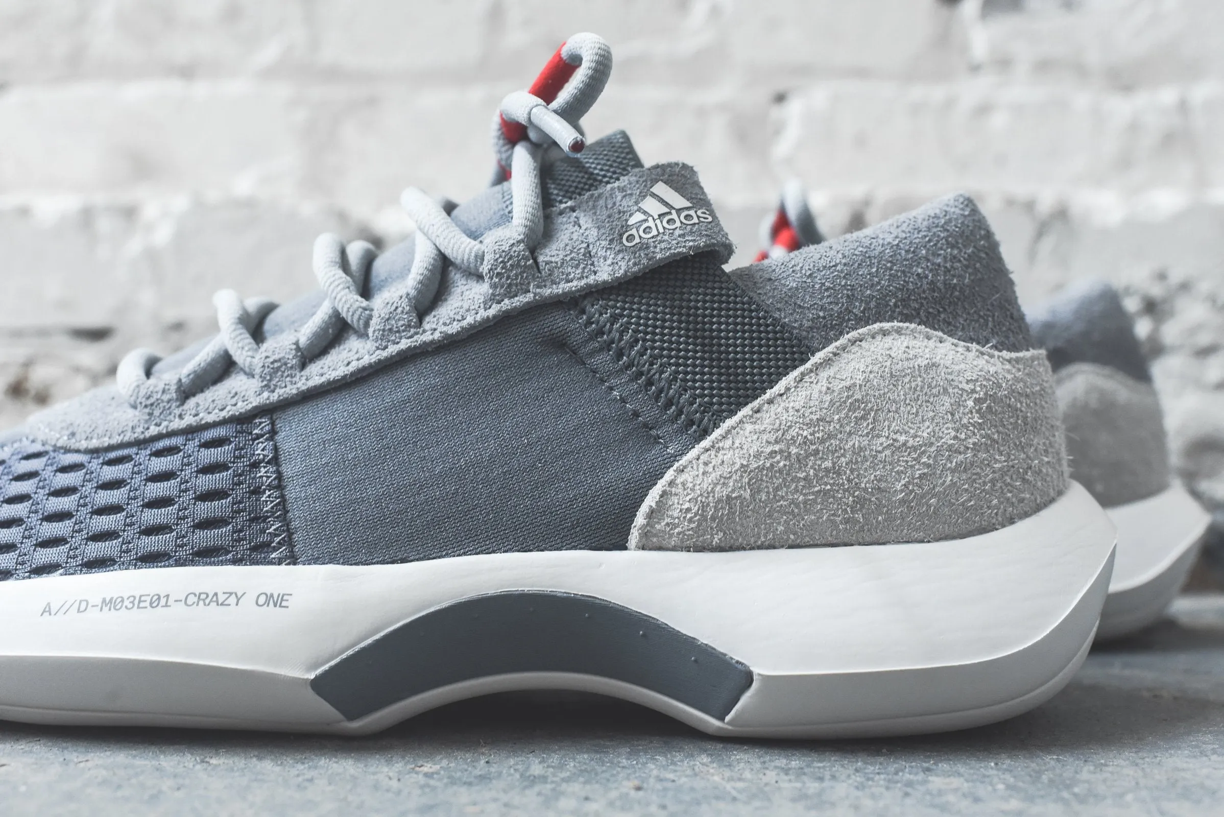 adidas Consortium Crazy 1 ADV - Grey / Red