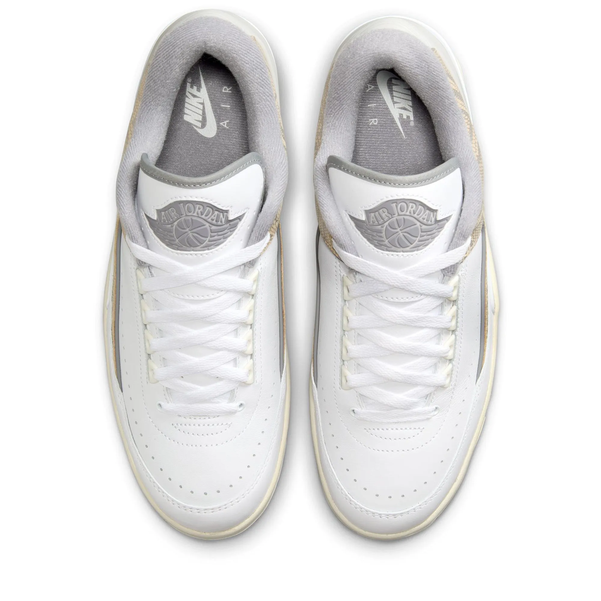 Air Jordan 2 Retro Low 'Python' - White/Cement Grey