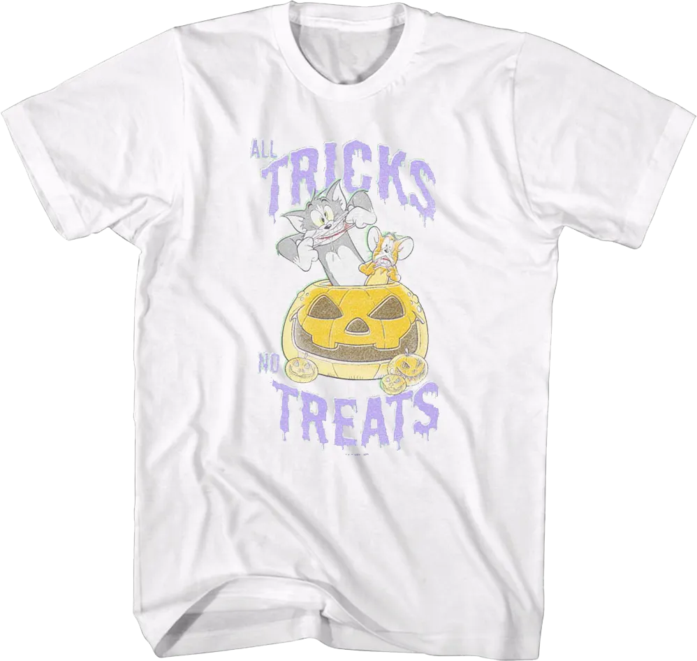 All Tricks No Treats Tom and Jerry T-Shirt