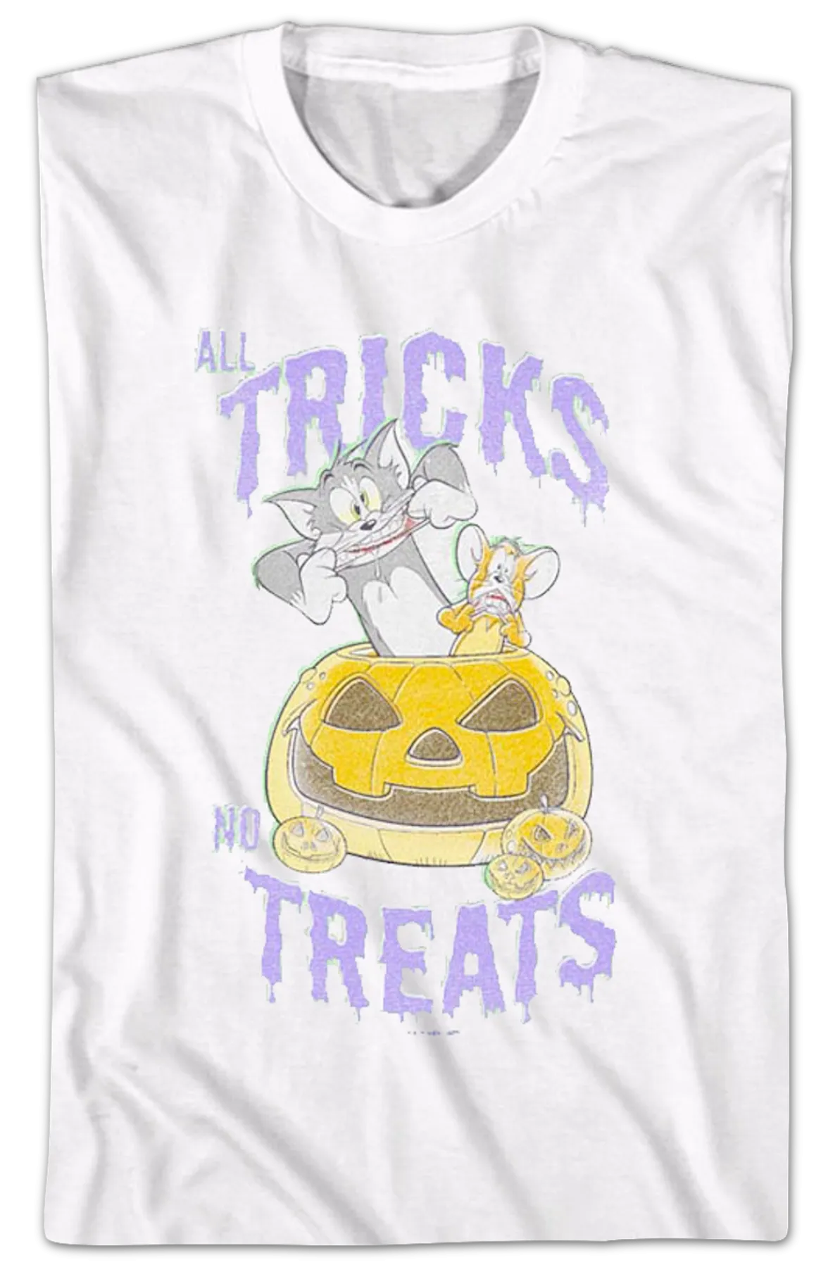 All Tricks No Treats Tom and Jerry T-Shirt