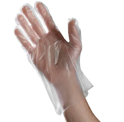 Ambitex 11" Embossed Poly Gloves | Case of 10,000