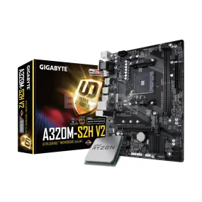 AMD Ryzen 5 3600 Processor   Gigabyte A320M-S2H V2 Motherboard Bundles