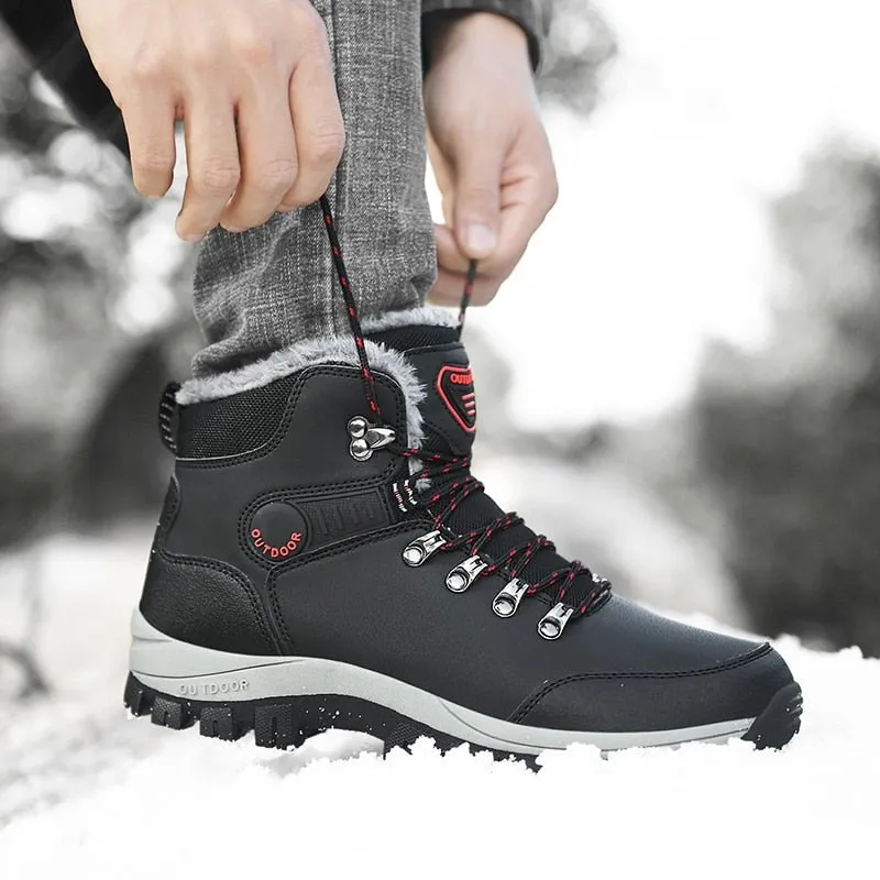 Arctic Apex Men's Winter Boots - Black