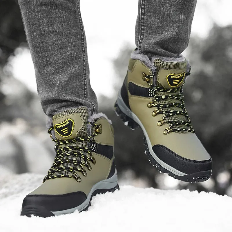 Arctic Apex Men's Winter Boots - Green