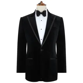 Balinteer Black Velvet Jacket