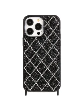 Black Glam Wristlet Phone Case