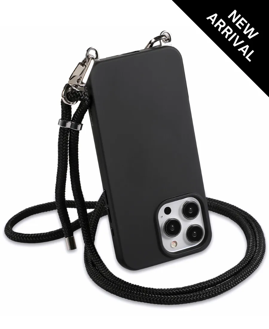 Black MagSafe Crossbody Case Set