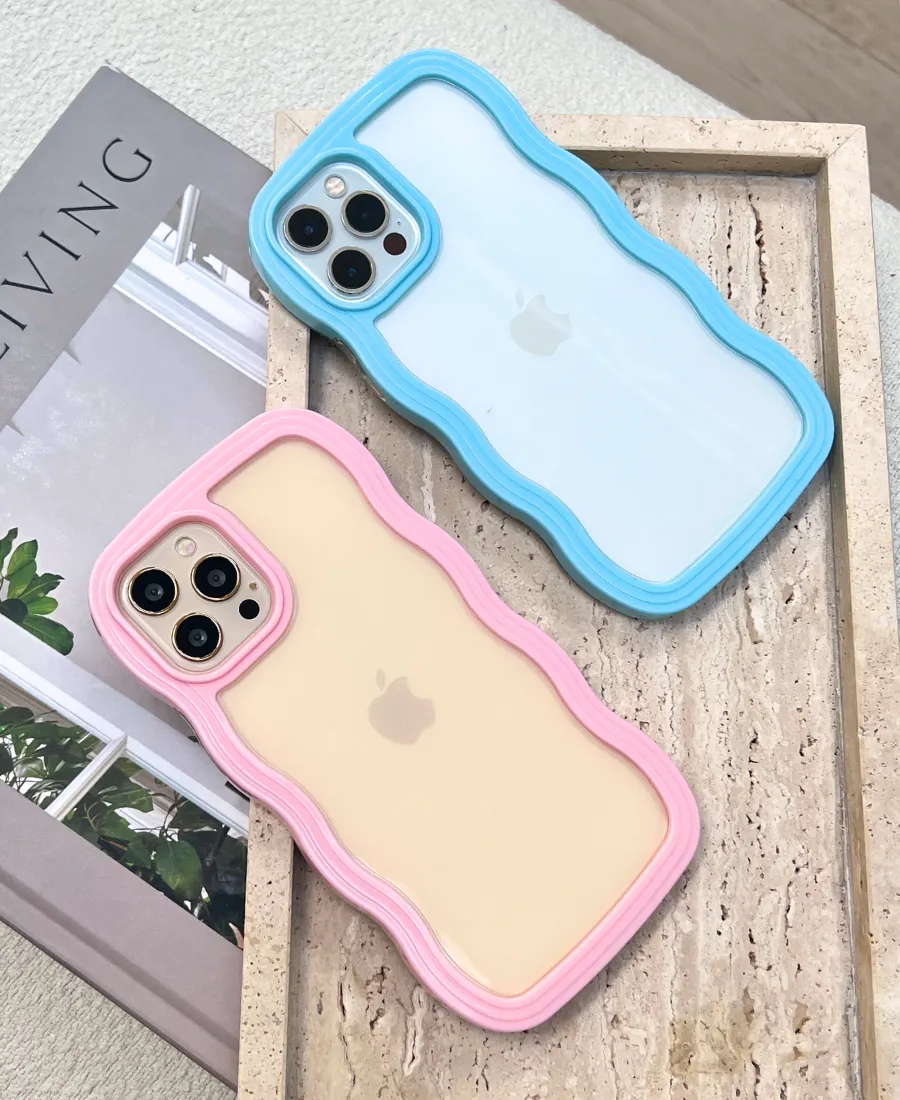 Blue Wavy Phone Case