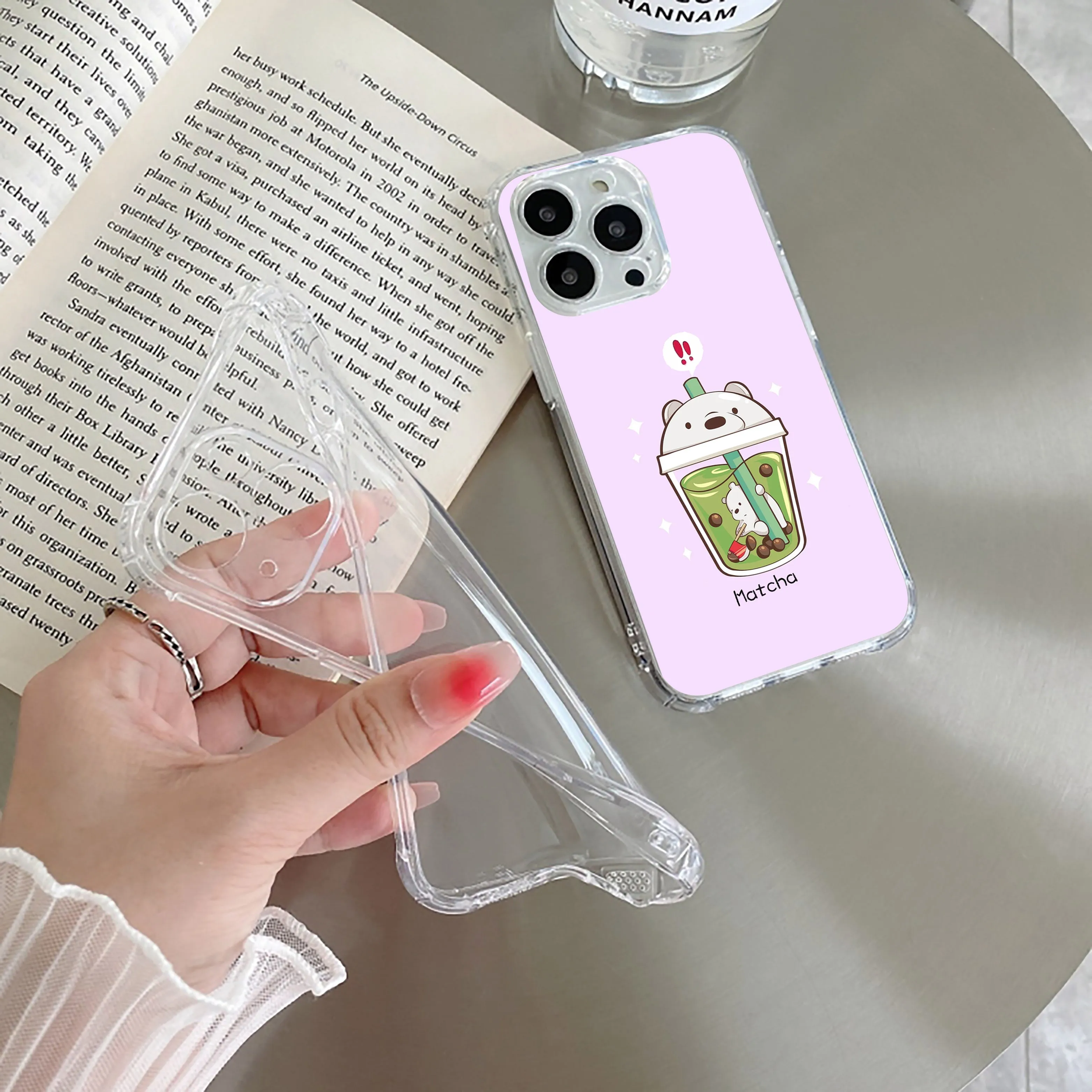 Cartoon Matcha Tea We Bare Bears Silicon Case For Vivo