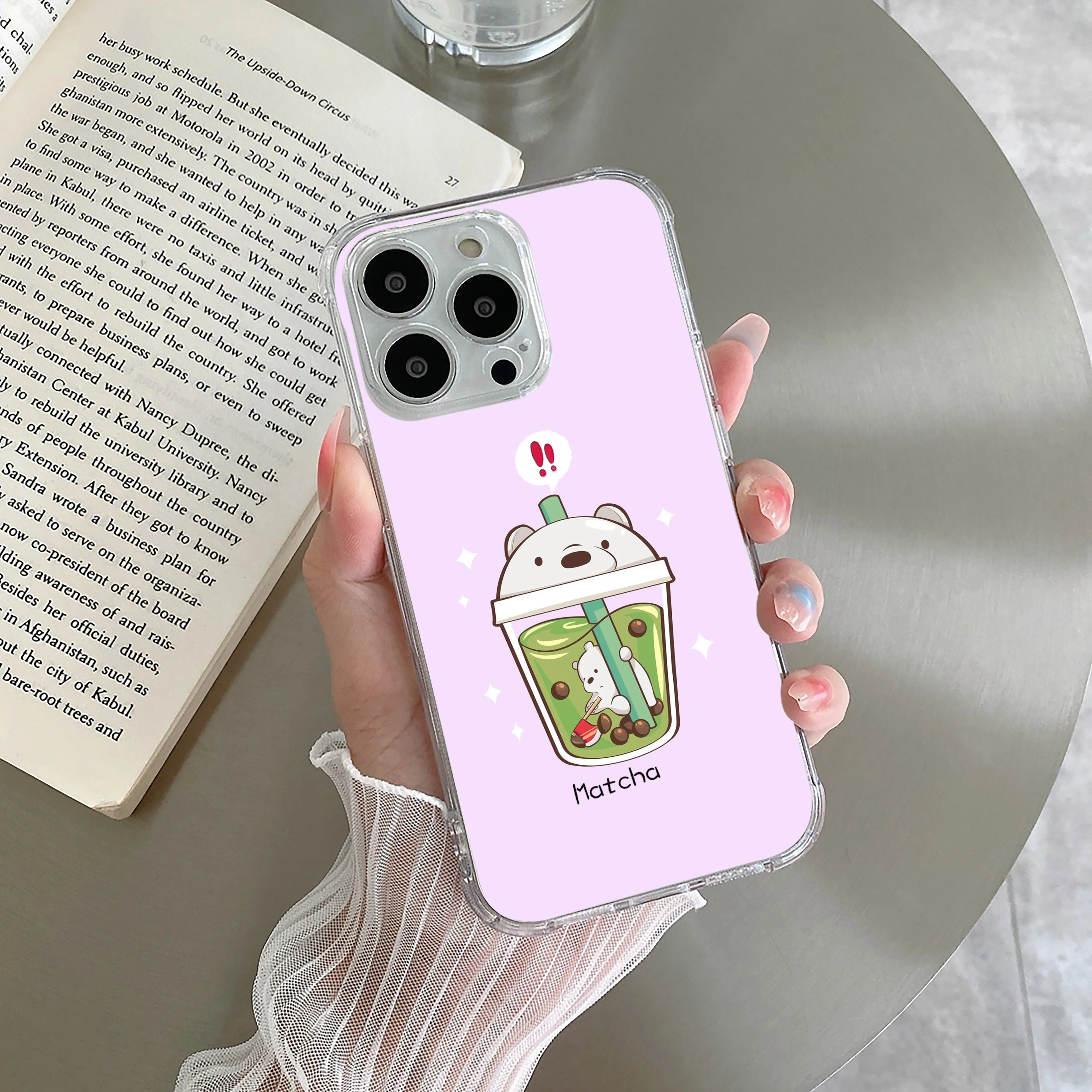 Cartoon Matcha Tea We Bare Bears Silicon Case For Vivo