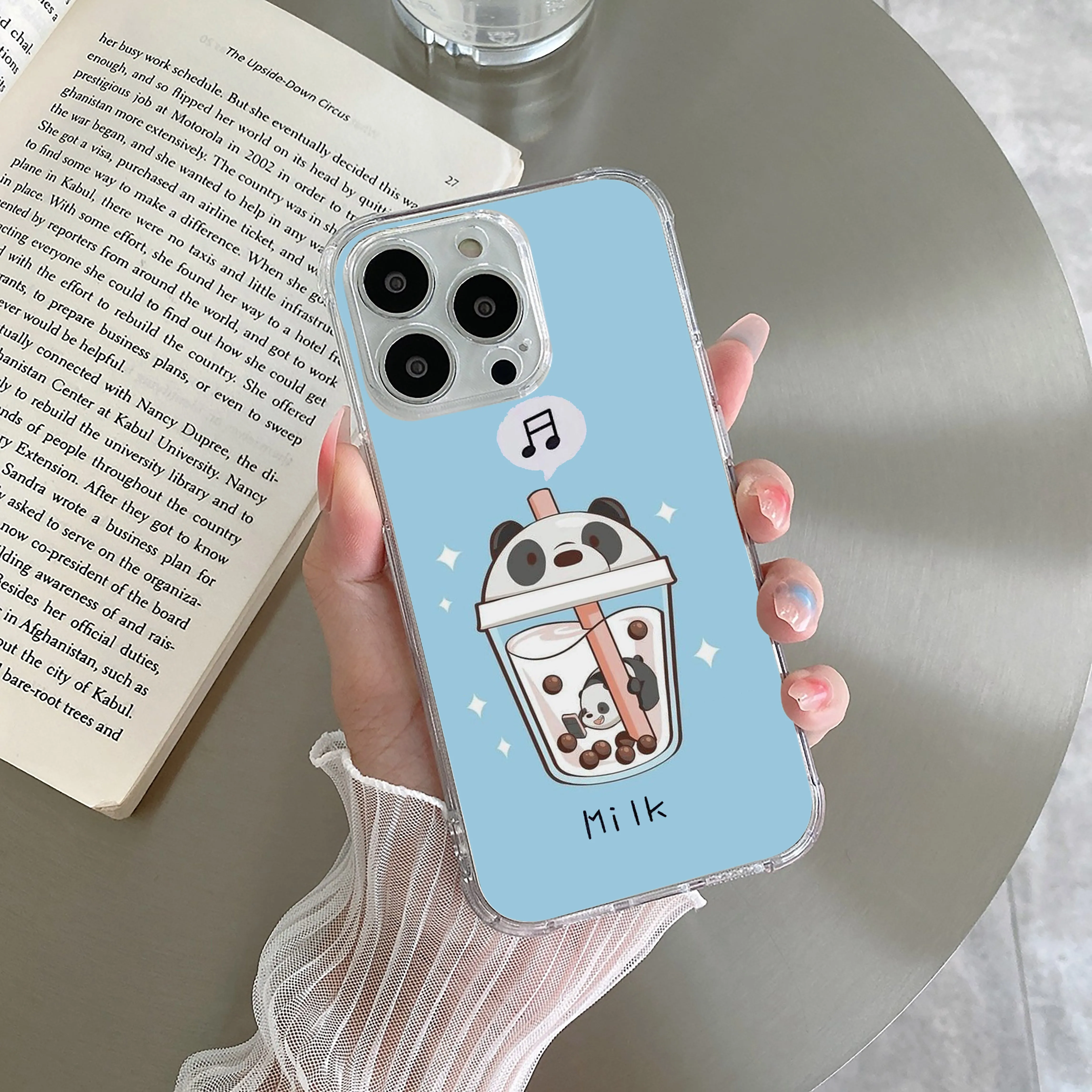 Cartoon Milk Tea We Bare Bears Silicon Case For Vivo