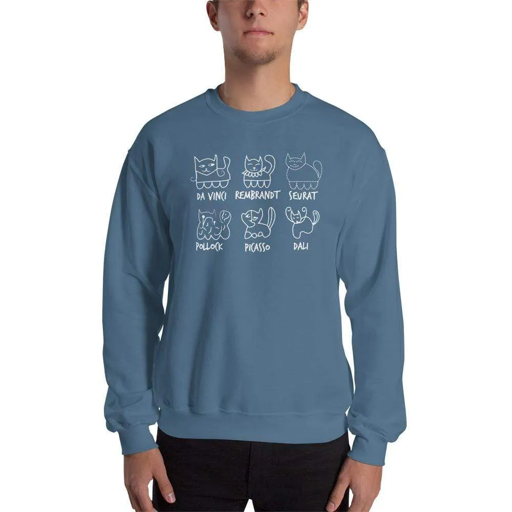 Cat by Artist - Sweatshirt