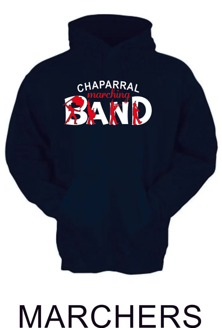 Chap Band Unisex Hoodie - 3 Designs- Matte or Glitter