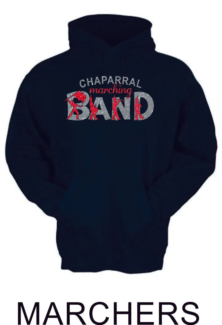 Chap Band Unisex Hoodie - 3 Designs- Matte or Glitter