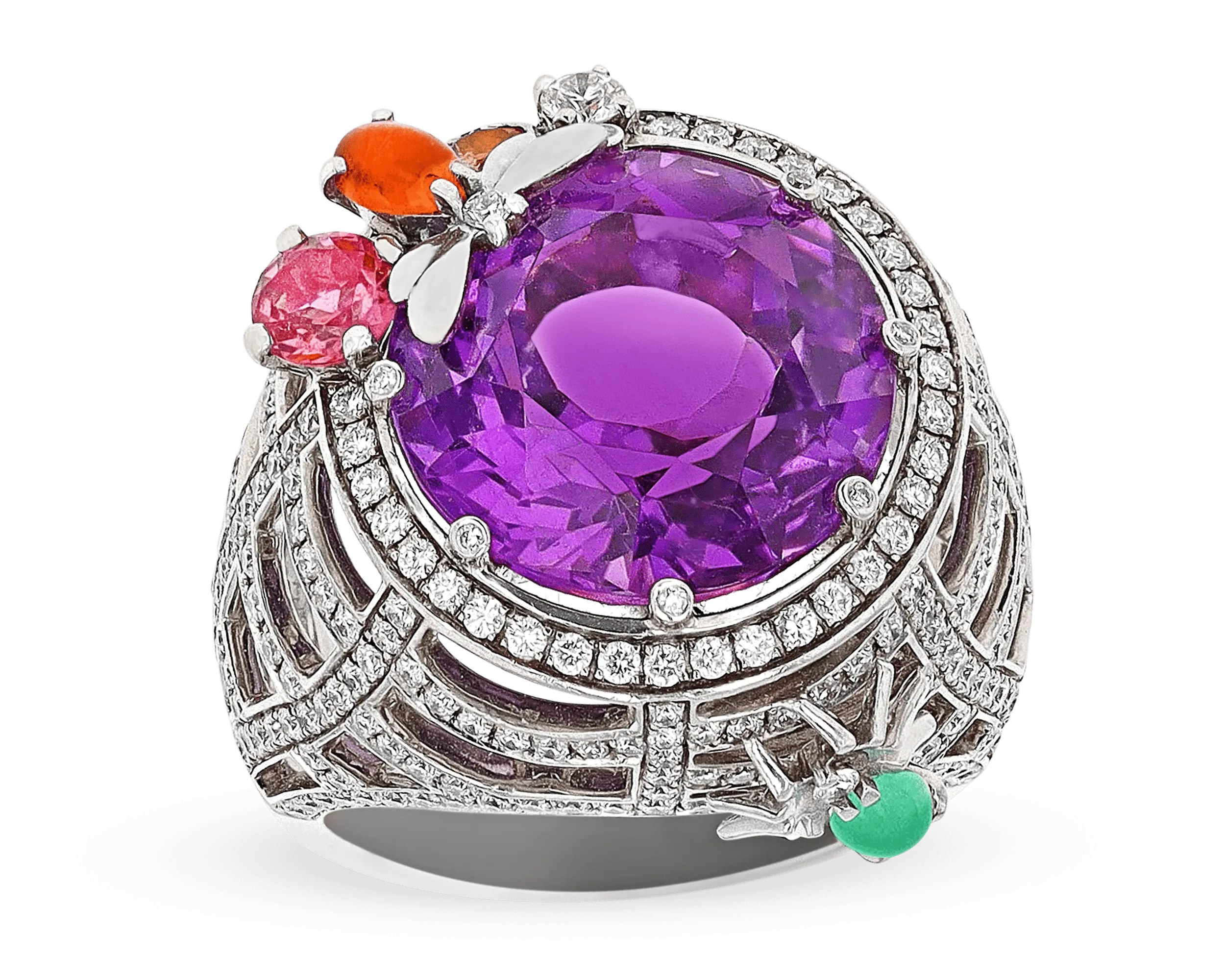 Chaumet Retro Amethyst Ring, 2.00 Carats