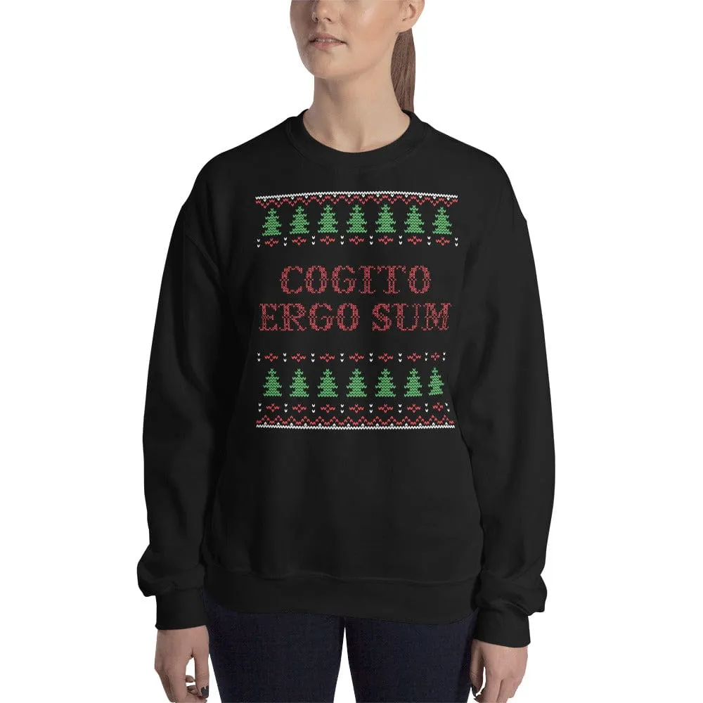 Cogito Ergo Sum - Ugly Xmas Sweater - Sweatshirt