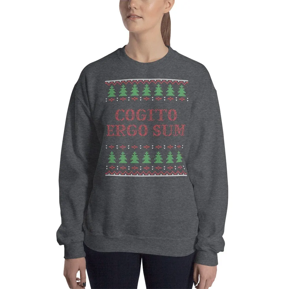 Cogito Ergo Sum - Ugly Xmas Sweater - Sweatshirt