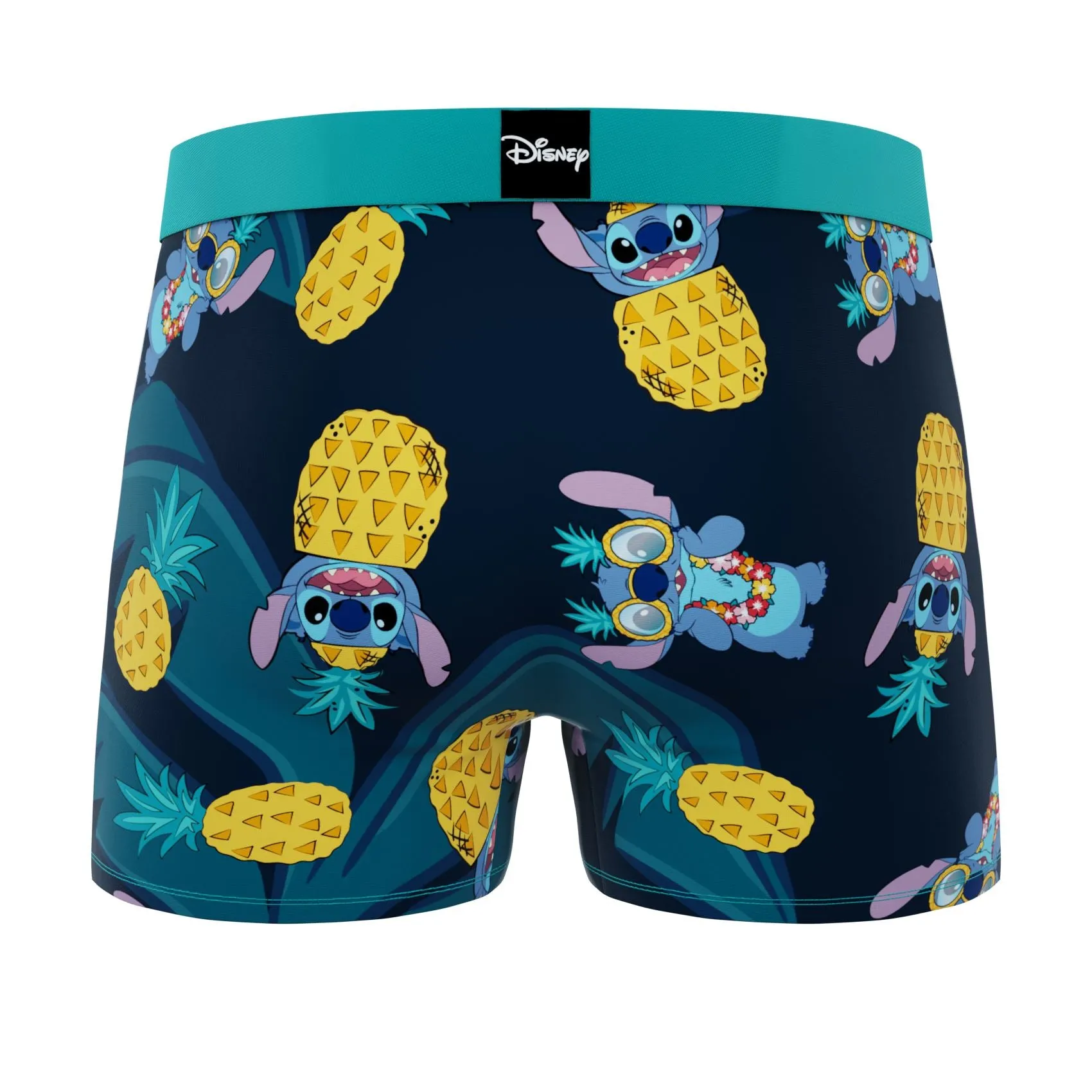 CRAZYBOXER Disney Pineapple Stitch Men's Boxer Briefs (3 Pack)