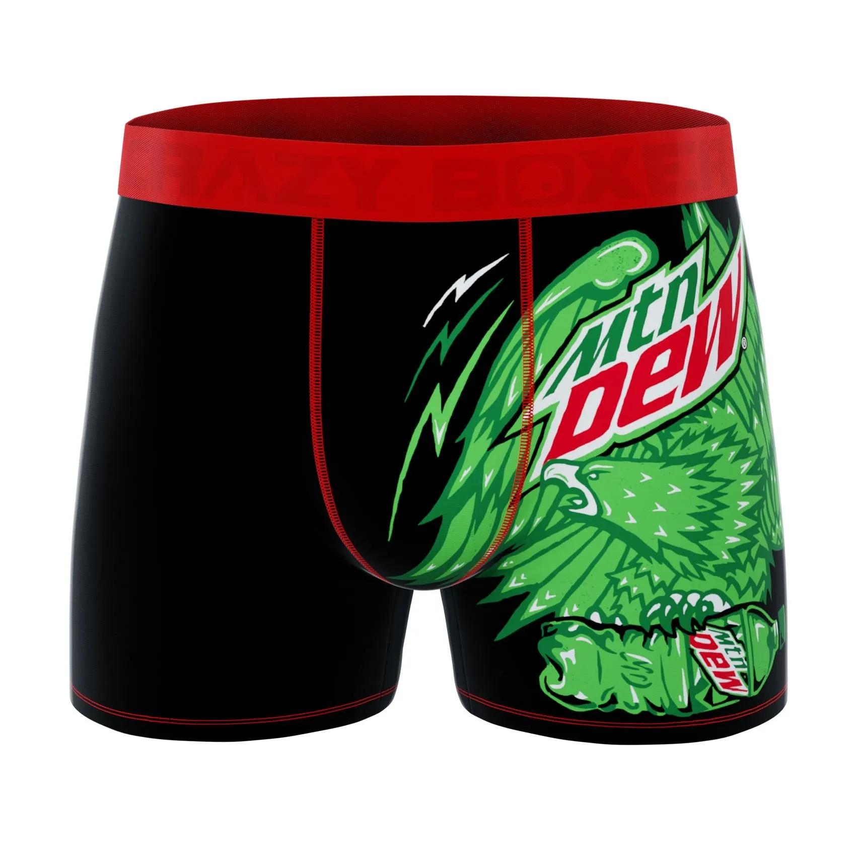 CRAZYBOXER Mountain Dew Men's Boxer Briefs (Pack 3)