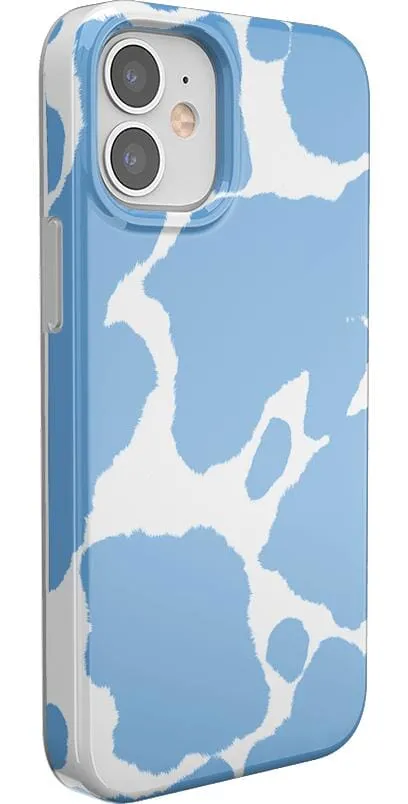 Current MOOd | Light Blue Cow Print Case