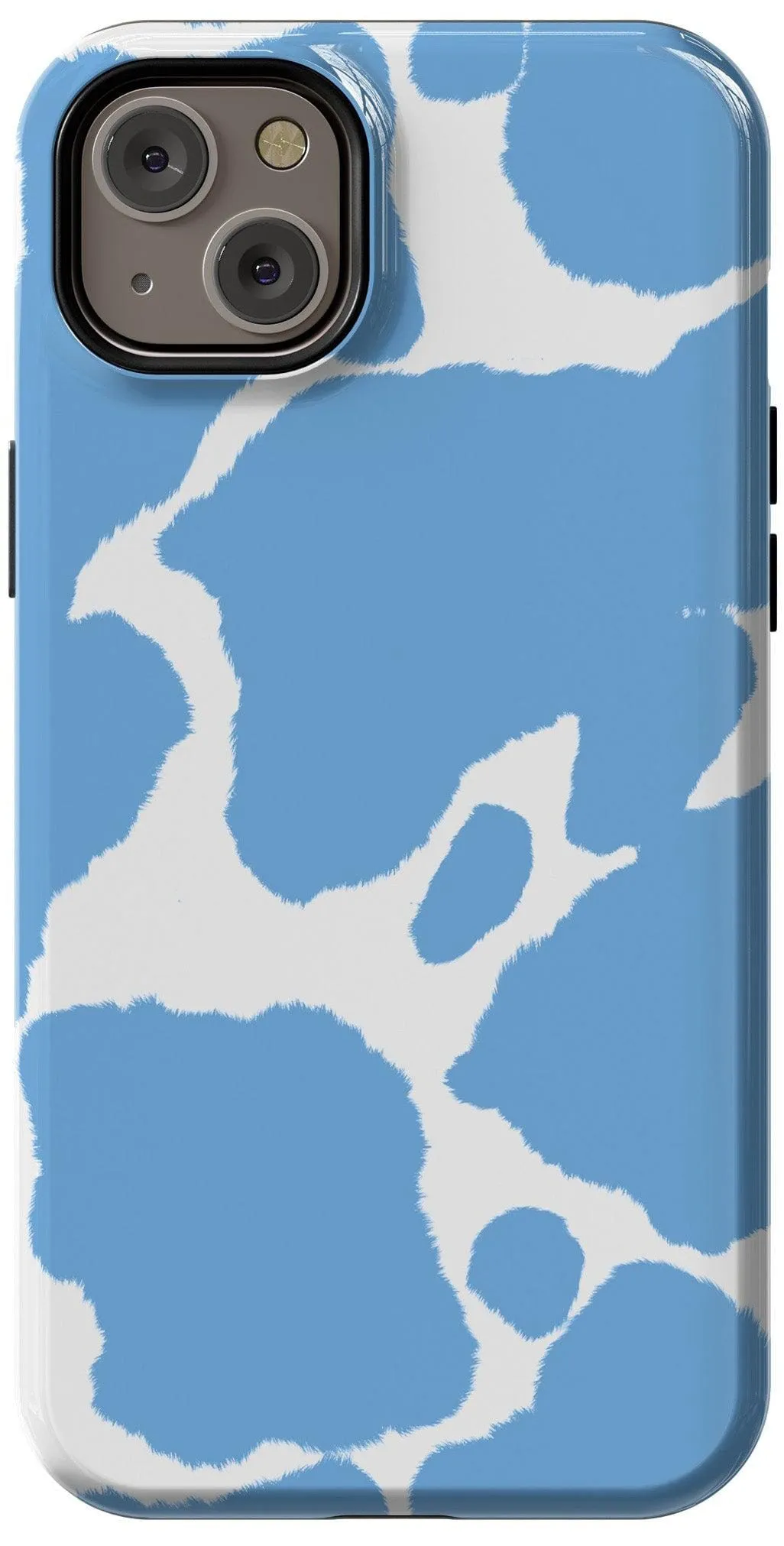 Current MOOd | Light Blue Cow Print Case