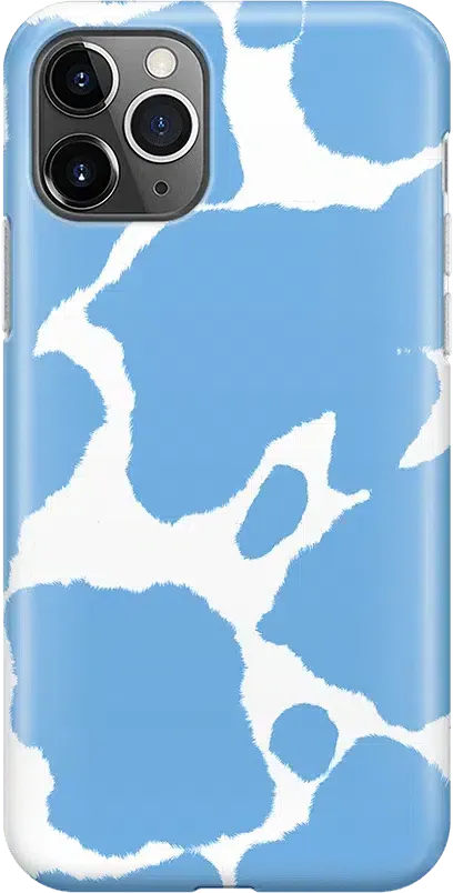 Current MOOd | Light Blue Cow Print Case