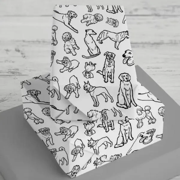 Dogs Gift Wrap