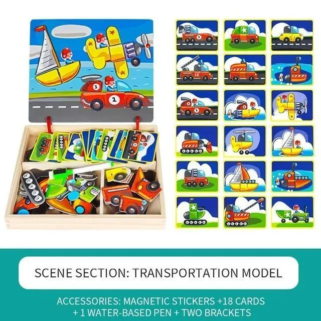 Dress Up & Learn - 3D Magnetic Puzzle Set