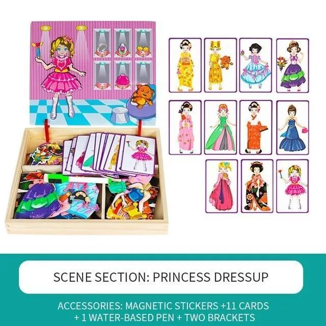 Dress Up & Learn - 3D Magnetic Puzzle Set