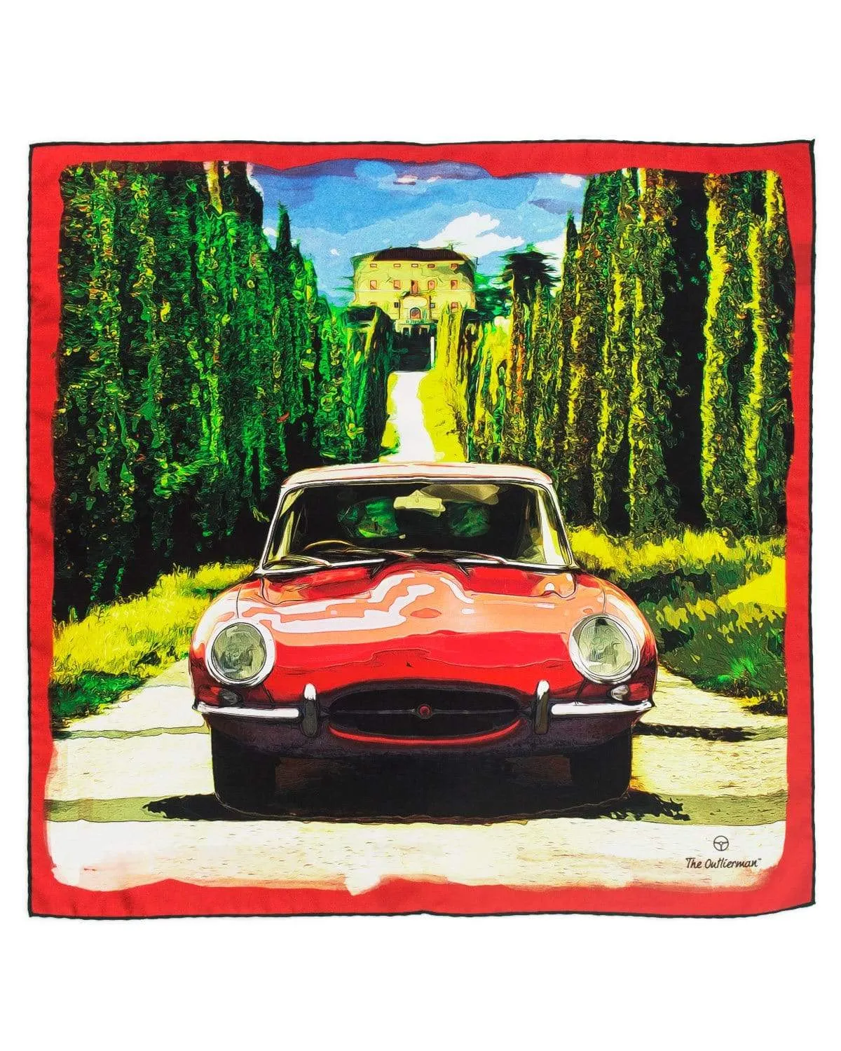 E-TYPE'S PORTRAIT - Silk Scarf