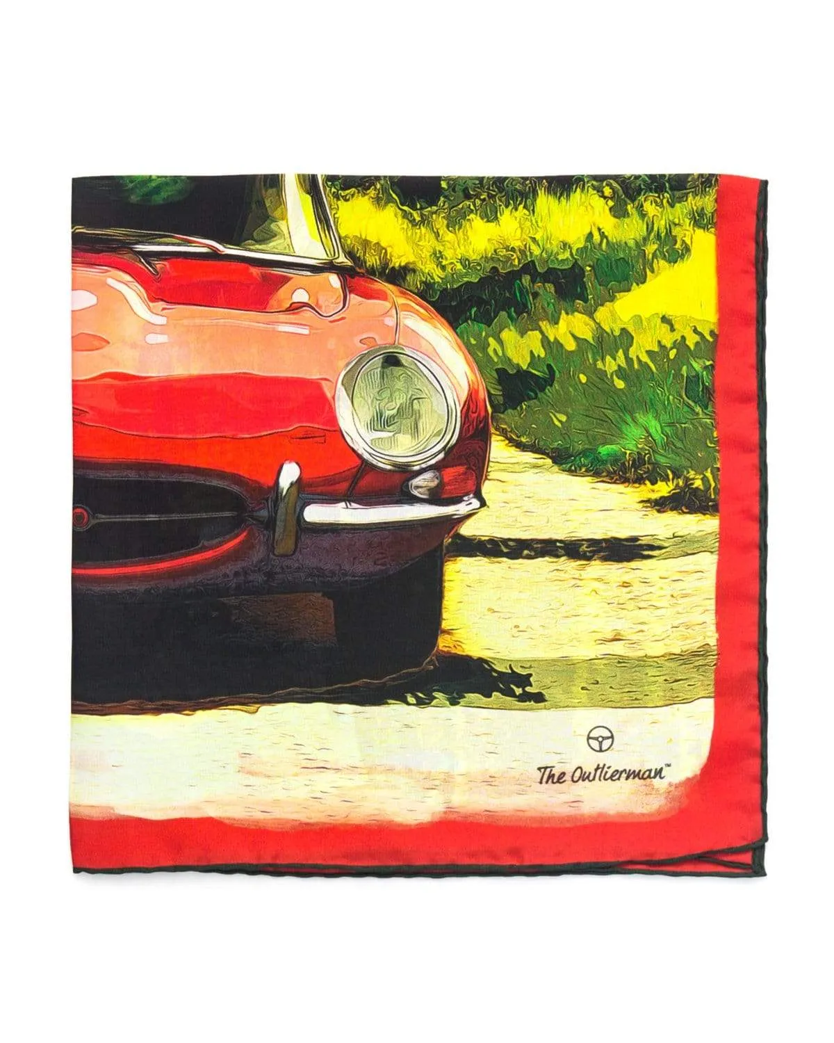 E-TYPE'S PORTRAIT - Silk Scarf