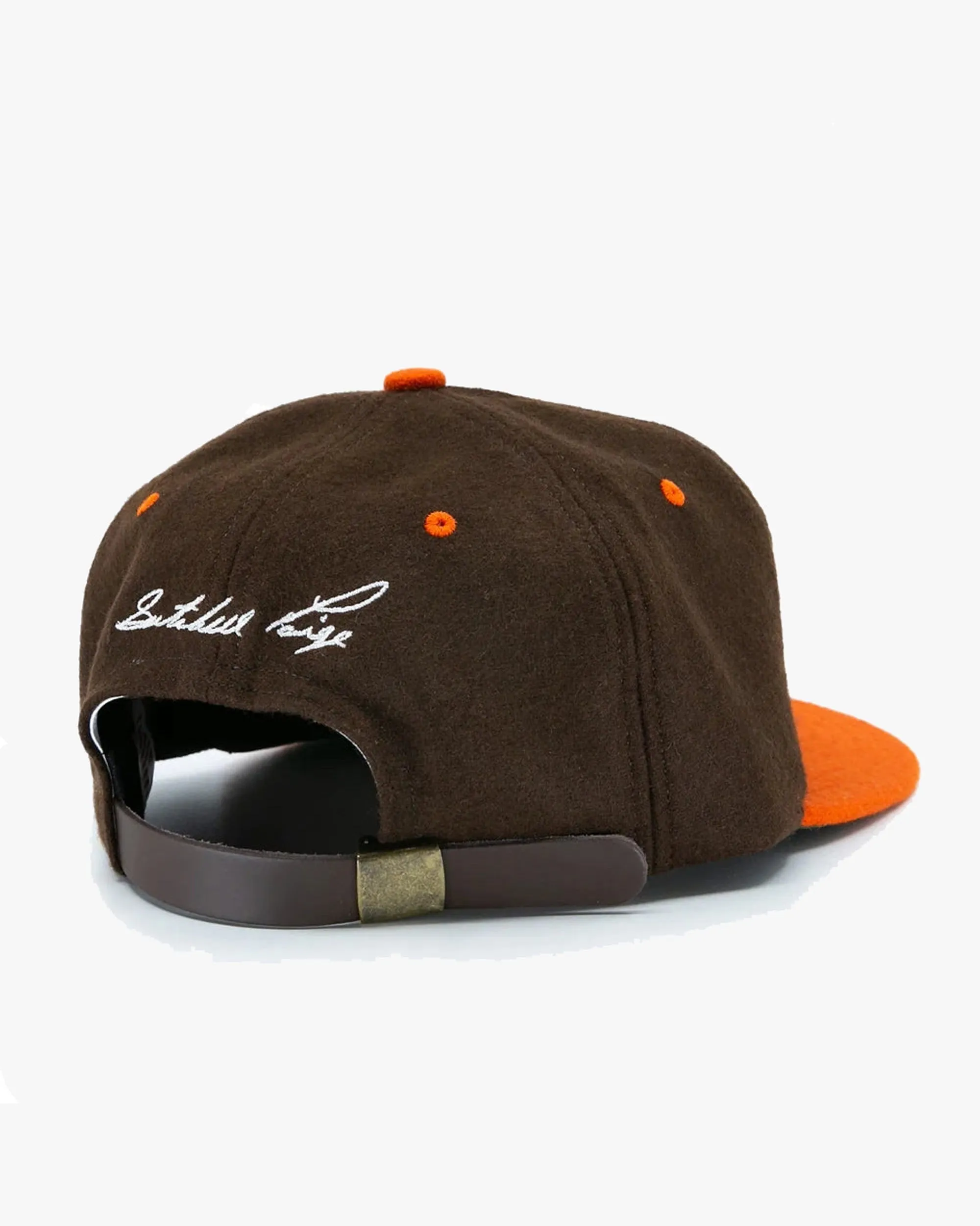 Ebbets Field Flannels Satchel Paige 1952 Wool Signature Series Ballcap - Brown