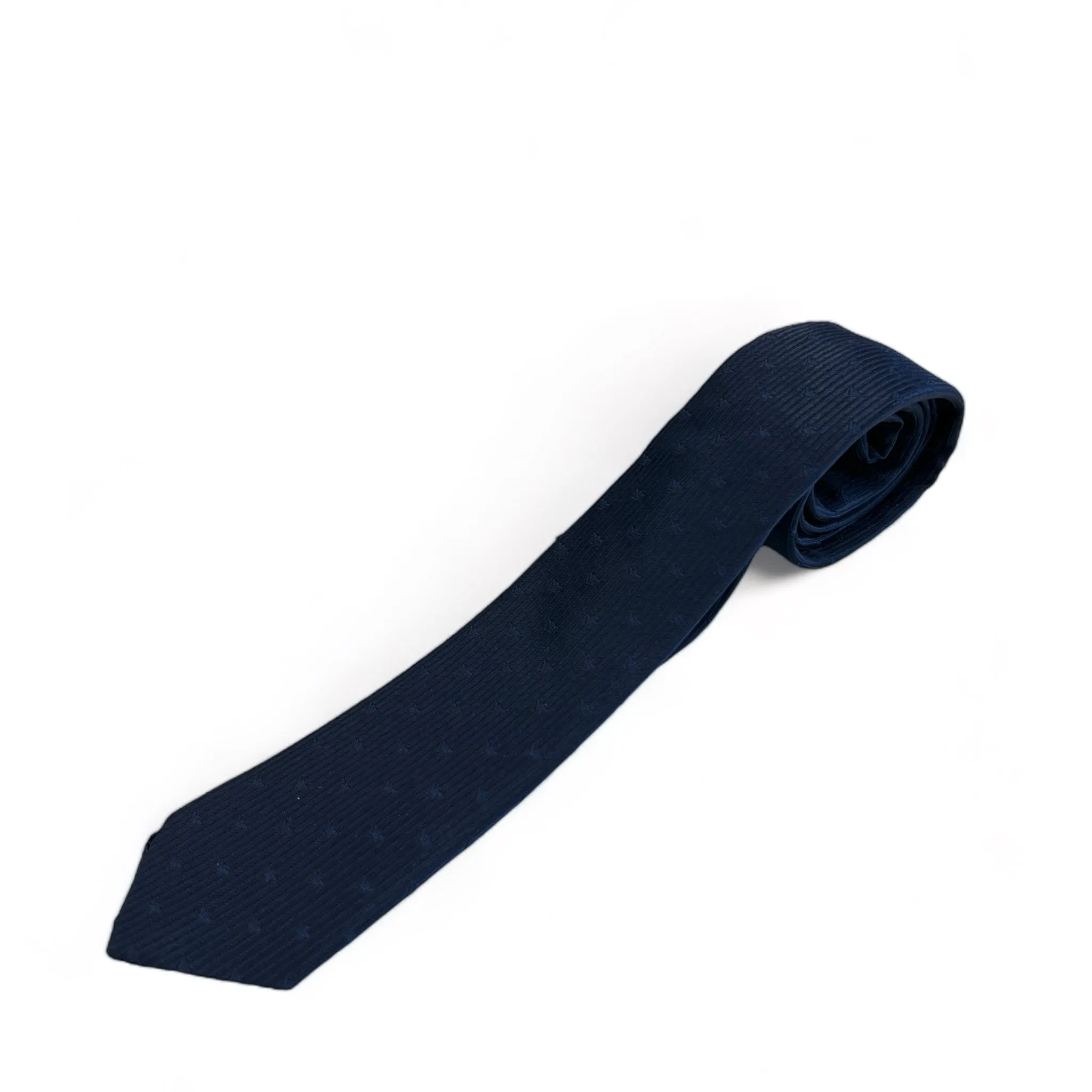 Emporio Armani Boys Tone on Tone Embroidered Tie_ 409552-35