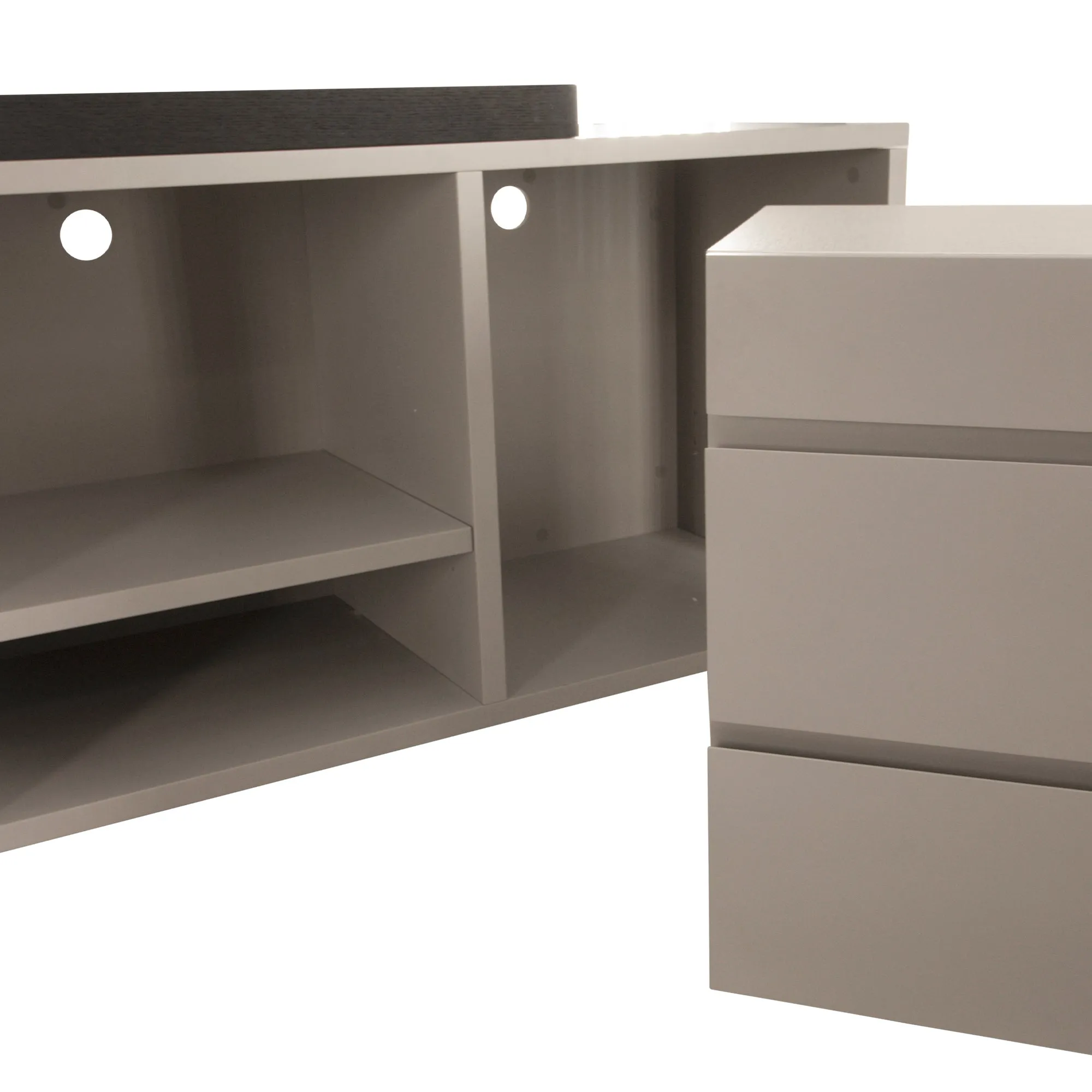 Executive Desk - Black/Grey