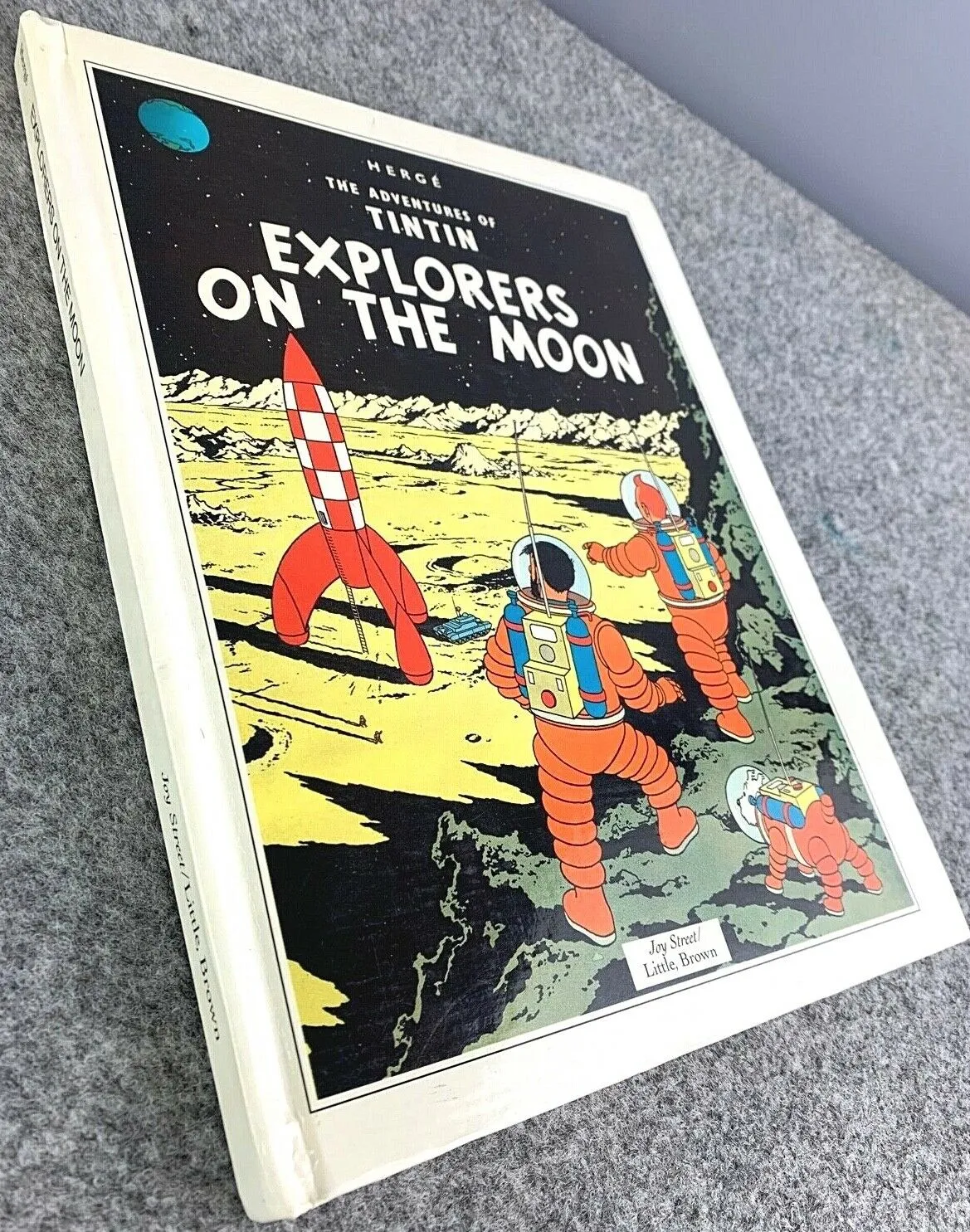 EXPLORERS ON THE MOON POP UP BOOK Joy Street 1992 1st Edition Hardback Rare Tintin EO