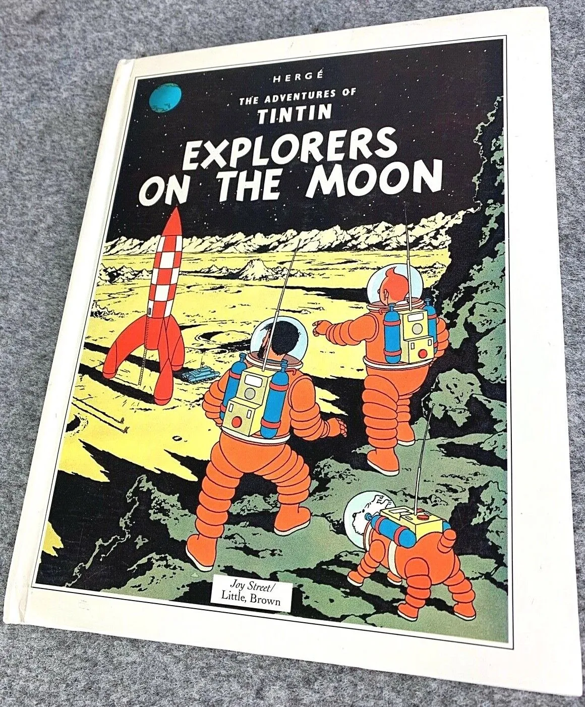 EXPLORERS ON THE MOON POP UP BOOK Joy Street 1992 1st Edition Hardback Rare Tintin EO