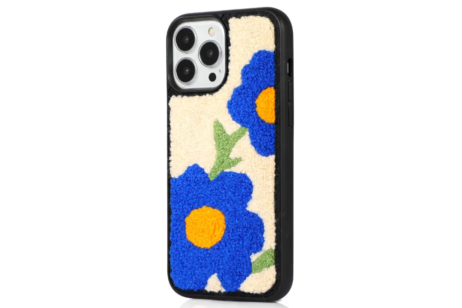 Floral Fuzzy Phone Case