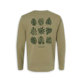 Foliage Long Sleeve Tee - Heather Pine