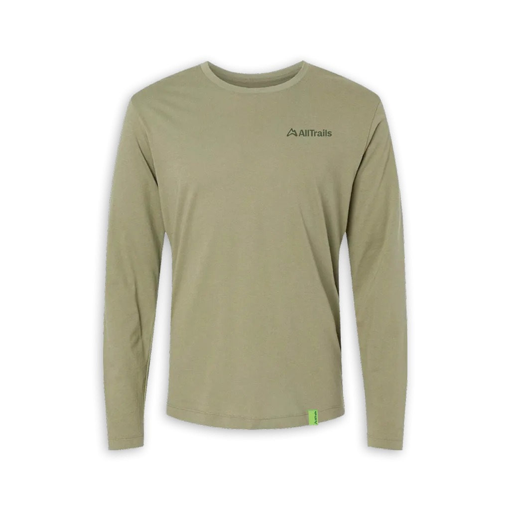 Foliage Long Sleeve Tee - Heather Pine