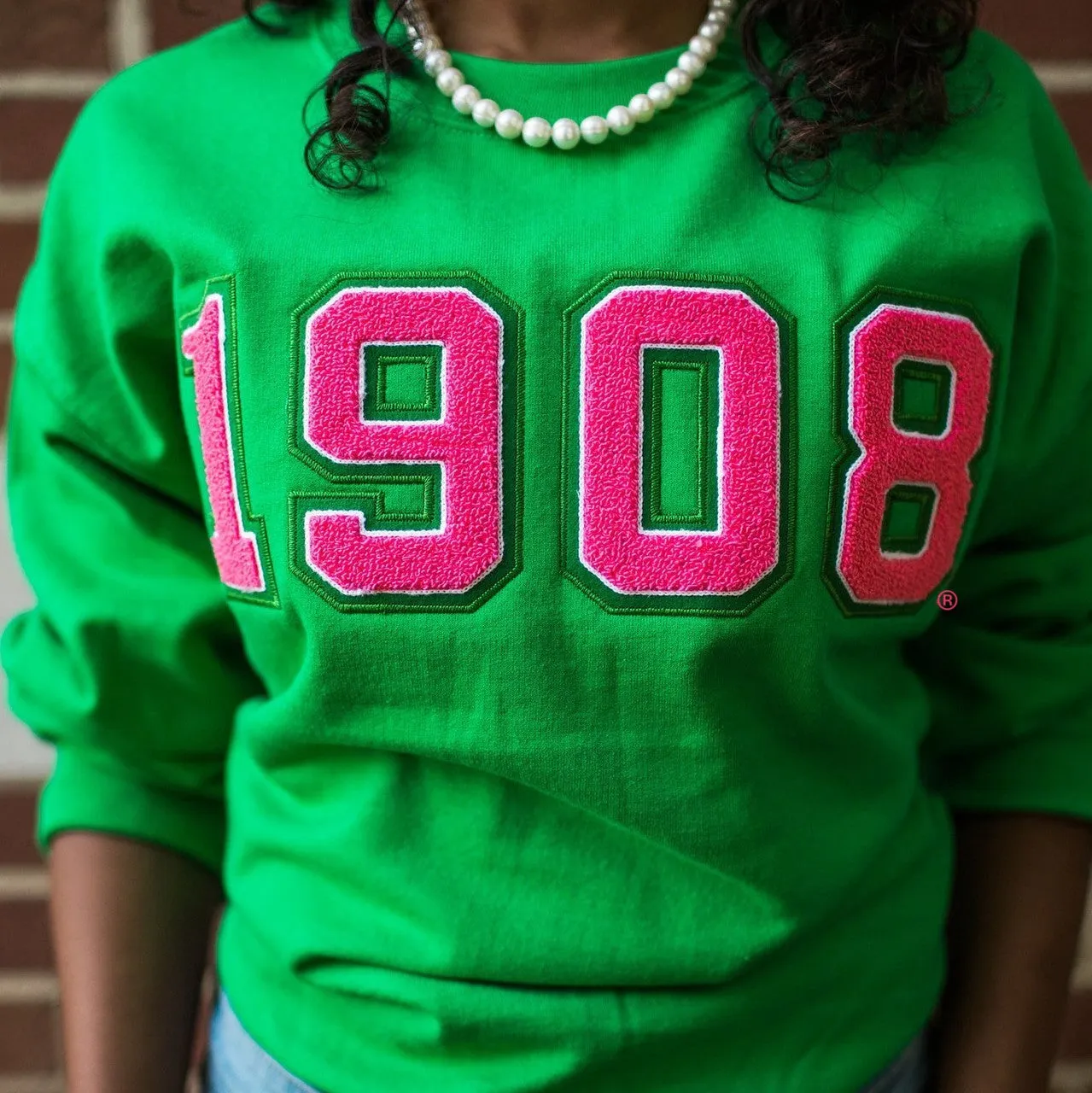 Green 1908 Sweatshirt (Unisex Sizing)