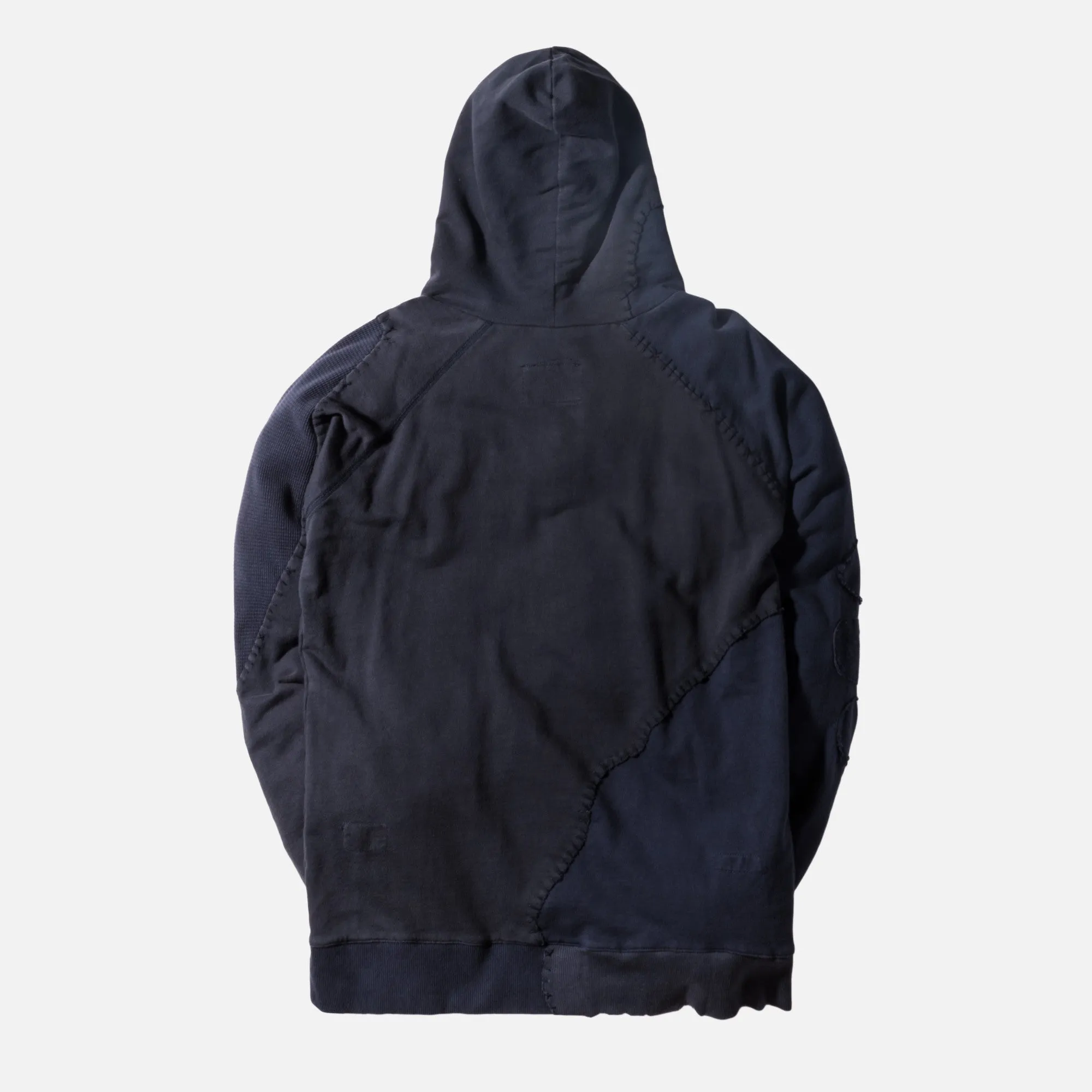 Greg Lauren Destroyed USA Hoodie - Navy