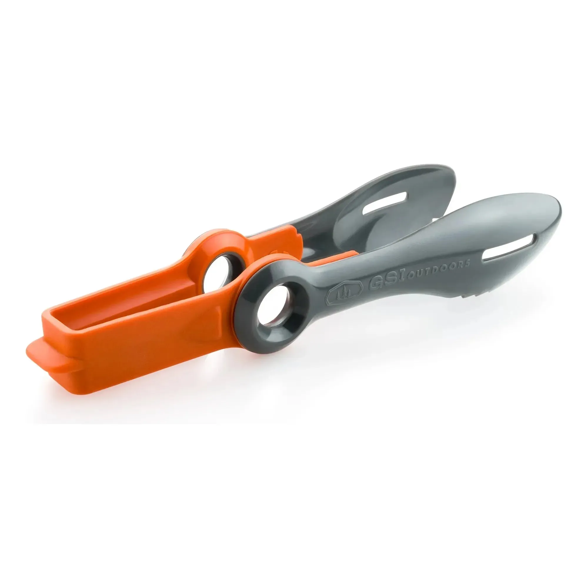 GSI Outdoors Pivot Tongs - Orange/Grey