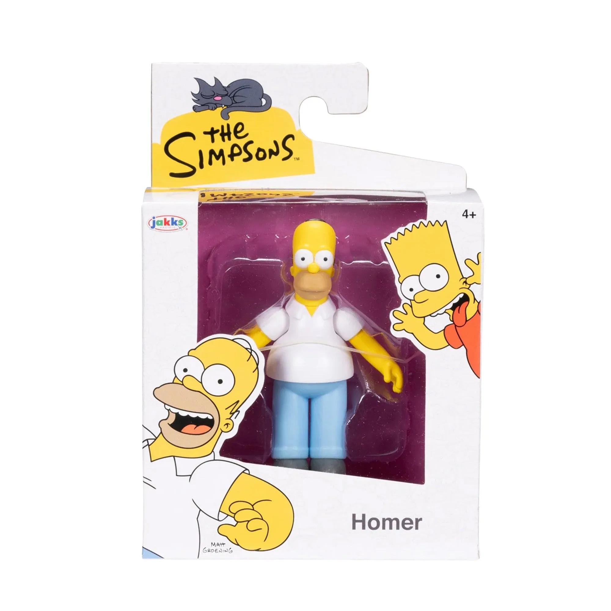 Homer Simpson - The Simpsons 2.5" Figure Wave 1 by Jakks Pacific