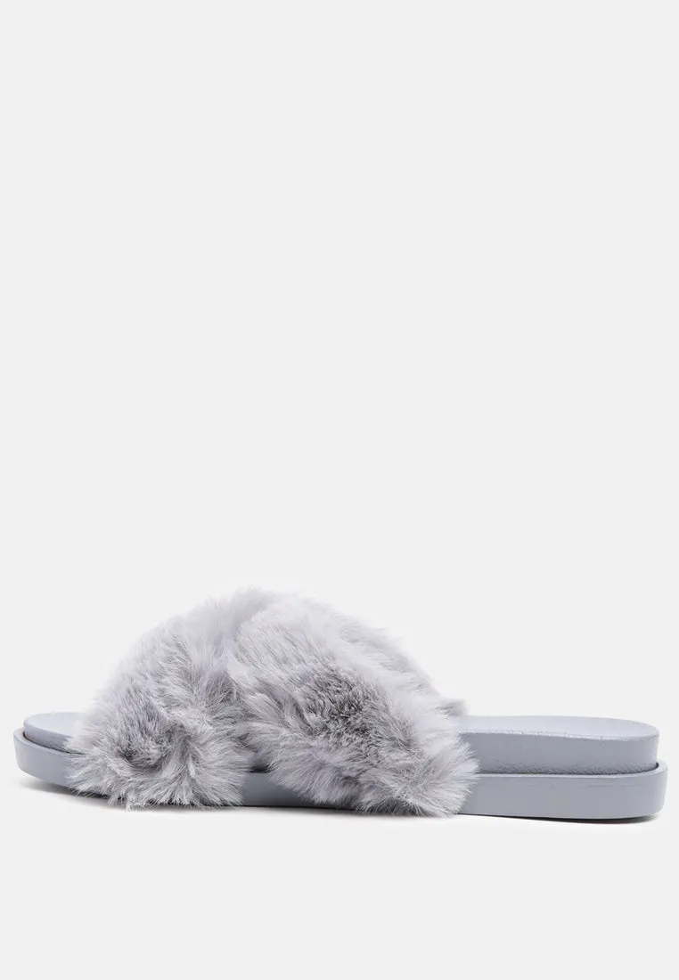 Homey Fur Slip-On Flats