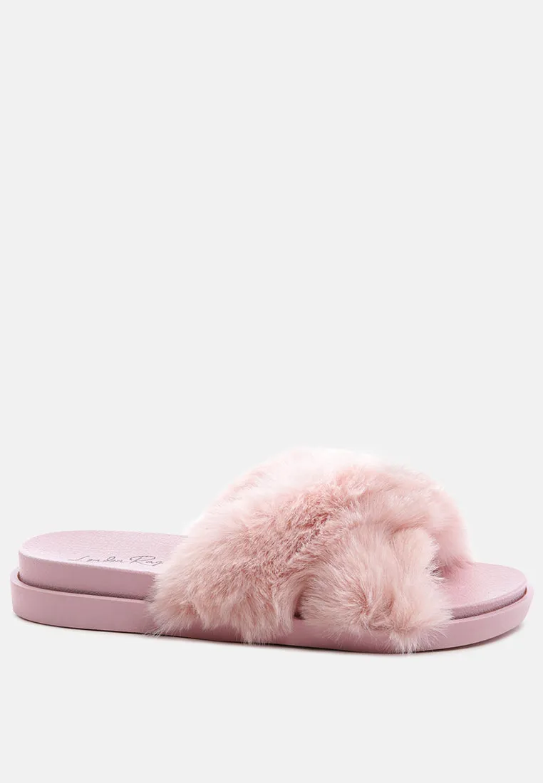 Homey Fur Slip-On Flats