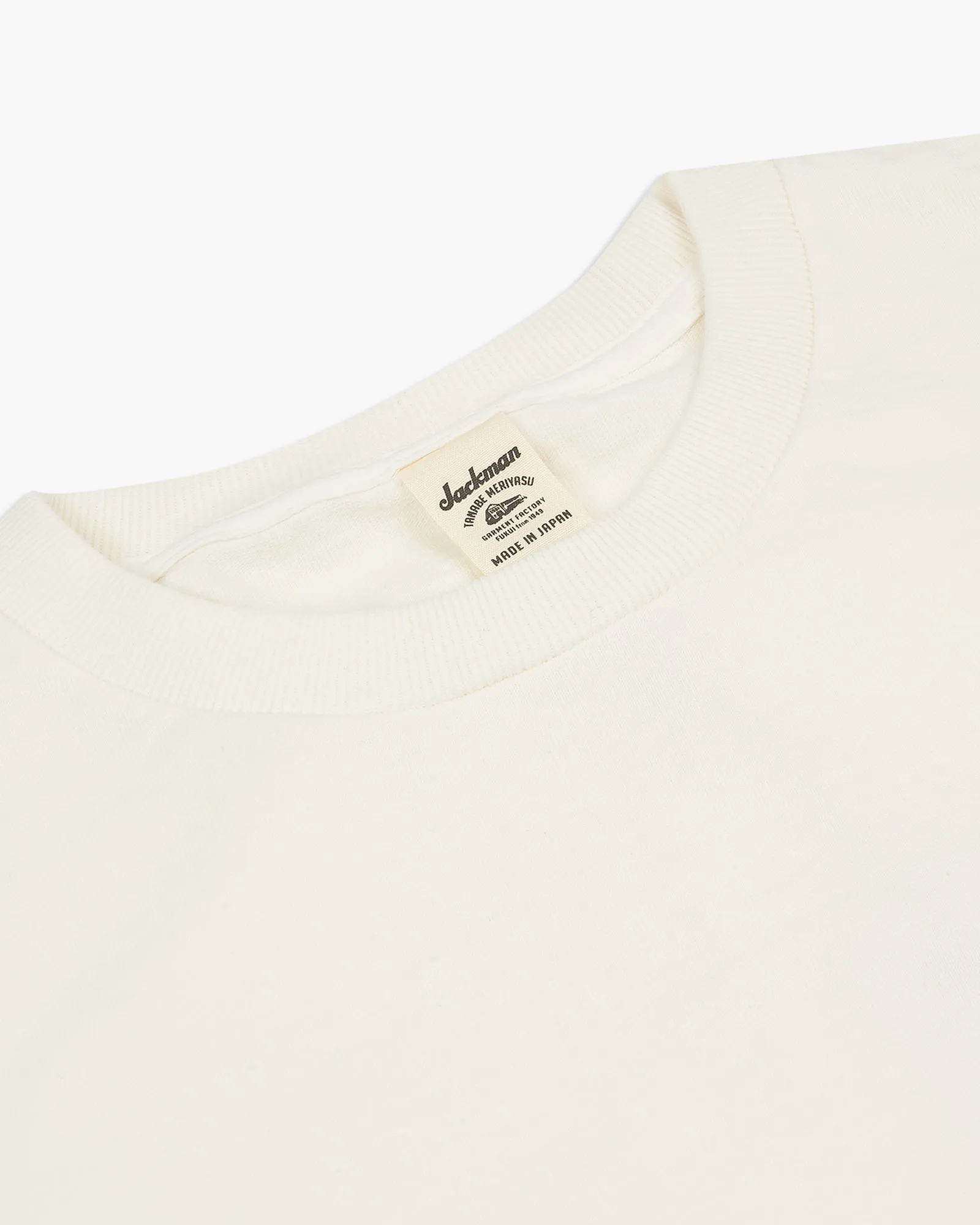 Jackman Dotsume Pocket Tee - Off White